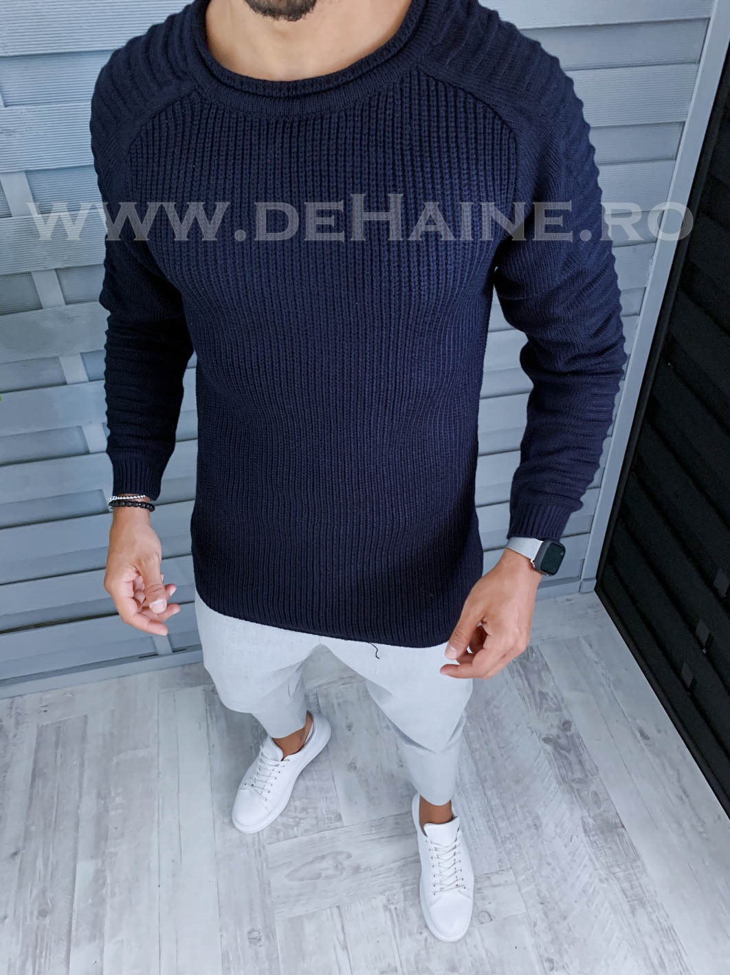 Pulover barbati gros slim fit zr b2053 105-1